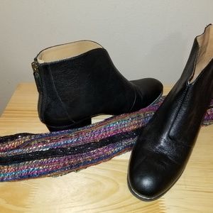 Nine West Leather Booties SZ 8